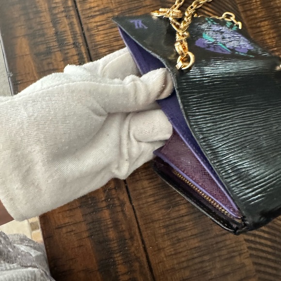 Louis Vuitton Authentic vintage repurposed Eppy compact wallet converted painted - Picture 10 of 12